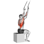 Band Underhand Pulldown demonstration animation