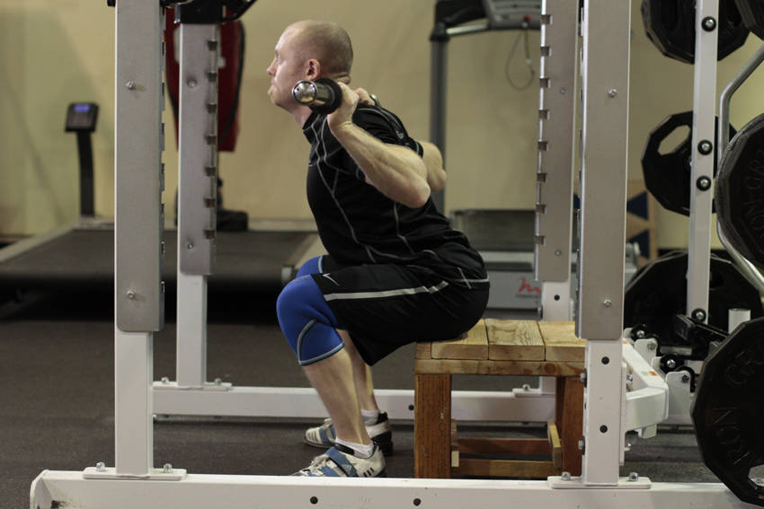 Box Squat — position 2