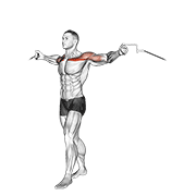 Cable Upper Chest Crossovers demonstration animation