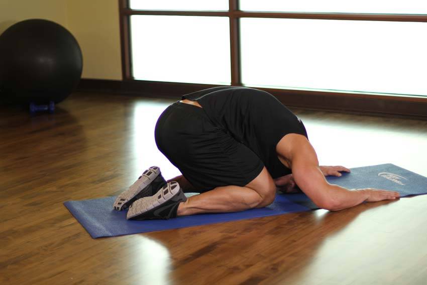 Child Pose — position 1