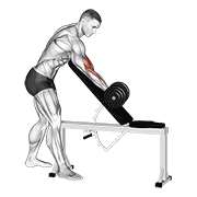 Dumbbell One Arm Zottman Preacher Curl demonstration animation