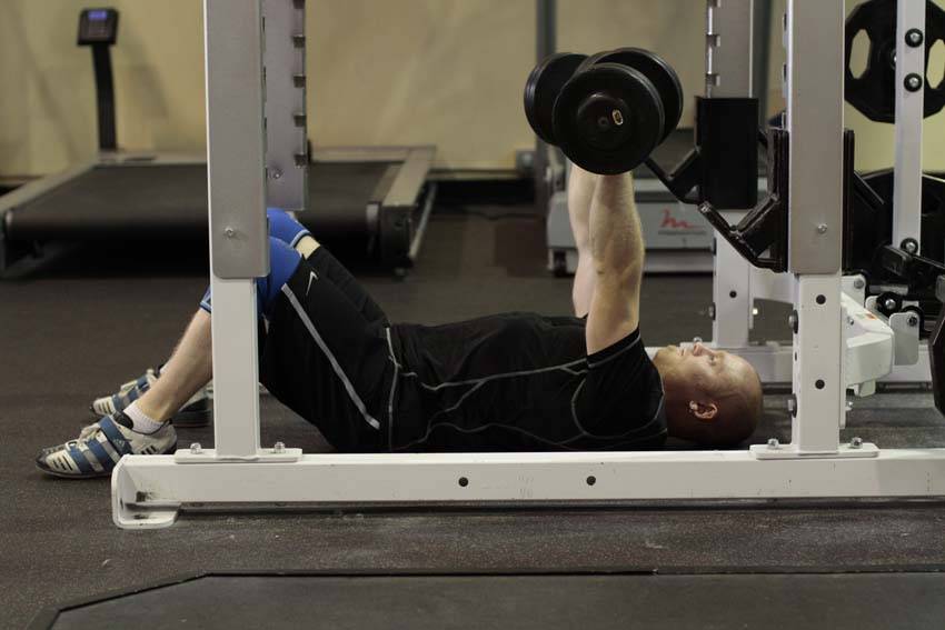 Dumbbell Press — position 1