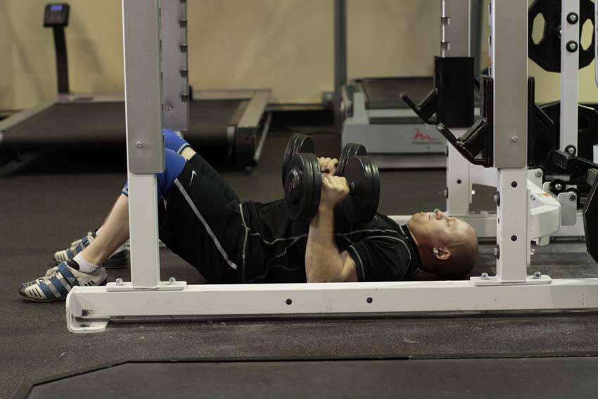 Dumbbell Press — position 2