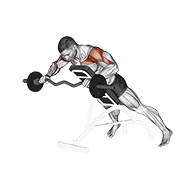 Ez Barbell Anti Gravity Press demonstration animation