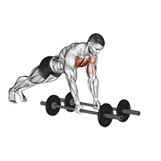 Floor Fly With Barbell demonstration animation