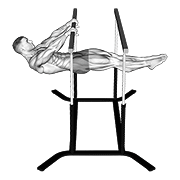 Front Lever demonstration animation