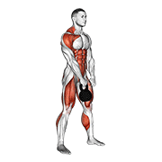 Hang Clean demonstration animation