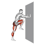 High Knee Against Wall demonstration animation