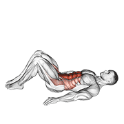 Hip Raise Bent Knee demonstration animation