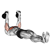 Kettlebell Alternating Press On Floor demonstration animation