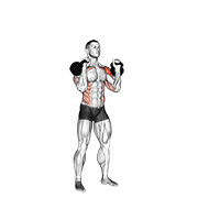 Kettlebell Seesaw Press demonstration animation