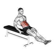 Leg Raise demonstration animation