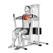 Lever Chest Press demonstration animation