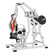 Lever One Arm Lateral Wide Pulldown demonstration animation