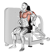 Lever Seated Dip demonstration animation