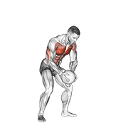 Medicine Ball Chest Push With Run Release demonstration animation