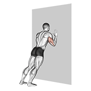 Push Up Wall demonstration animation
