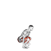 Semi Squat Jump demonstration animation
