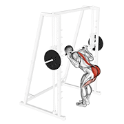 Smith Bent Knee Good Morning demonstration animation