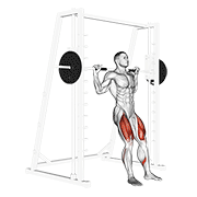 Smith Chair Squat demonstration animation