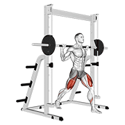Smith Sprint Lunge demonstration animation
