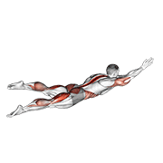 Swimmer Kicks V2 demonstration animation